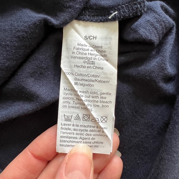 ๐นโ๏ธ๐ค NWOT Women's J. Crew Aprรจs-ski Navy T-shirt Size Small ๐นโ๏ธ๐ค - Picture 6 of 9